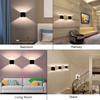 LED Wall Light with Hard Wire Connection Adjustable Up and Down Mini Metal Material Suitable for Decoration Bedrooms Corridors