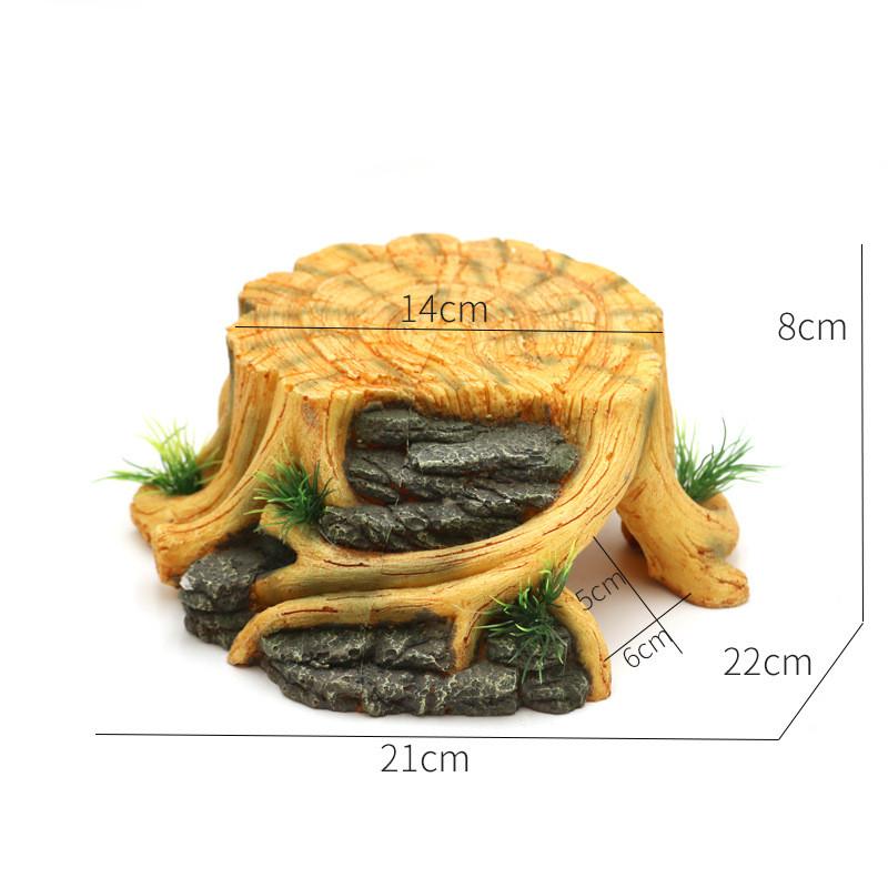 

Аквариум Декор для аквариума с черепахами Искусственное укрытие Декор Украшение Рептилия Отдых для Рыб Черепах Лягушек Черепах Домашний декор