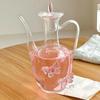 Shangqi Butterfly Design Glass Teapot