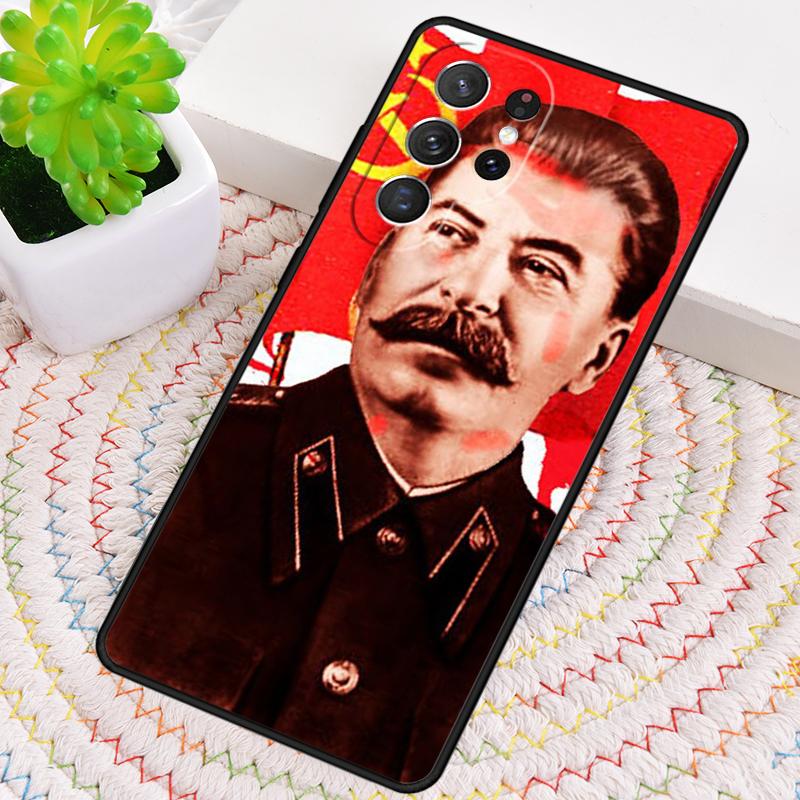 Russian Stalin Ussr TPU Phone Case For Samsung Galaxy note 10 pro S26 S25 S24 S23 S22 Ultra Plus S21 FE S20 Shockproof Cover