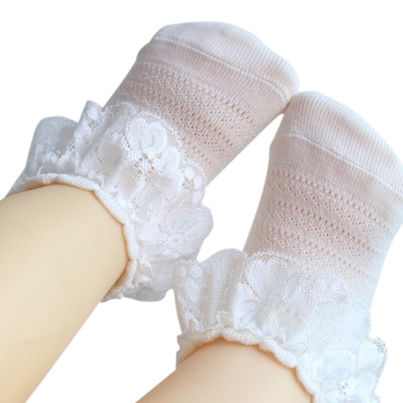 Children Thin Lace Baby Socks Newborn Cotton Breathable Baby Girls Sock Cute Princess Style Toddler Socks Baby Accessories