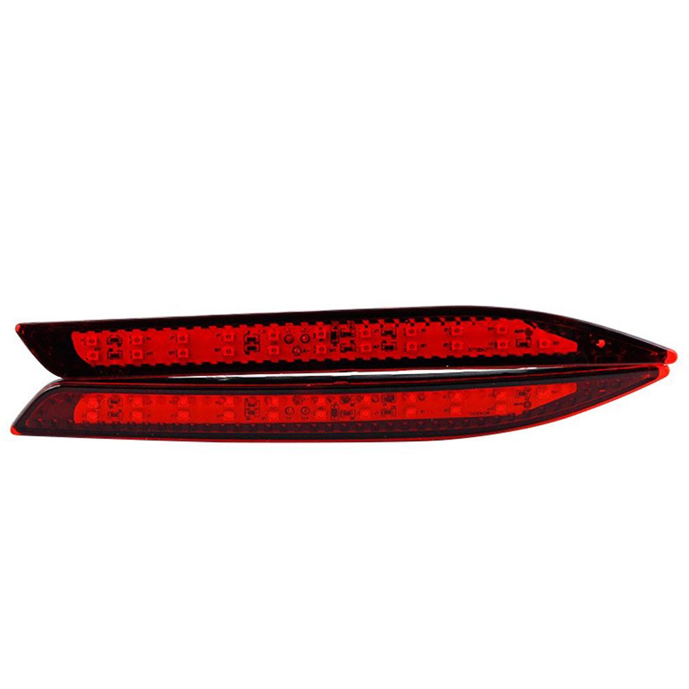 2pcs Rear Bumper Reflector Light Tail Brake Light for Honda Accord 9th 14-16