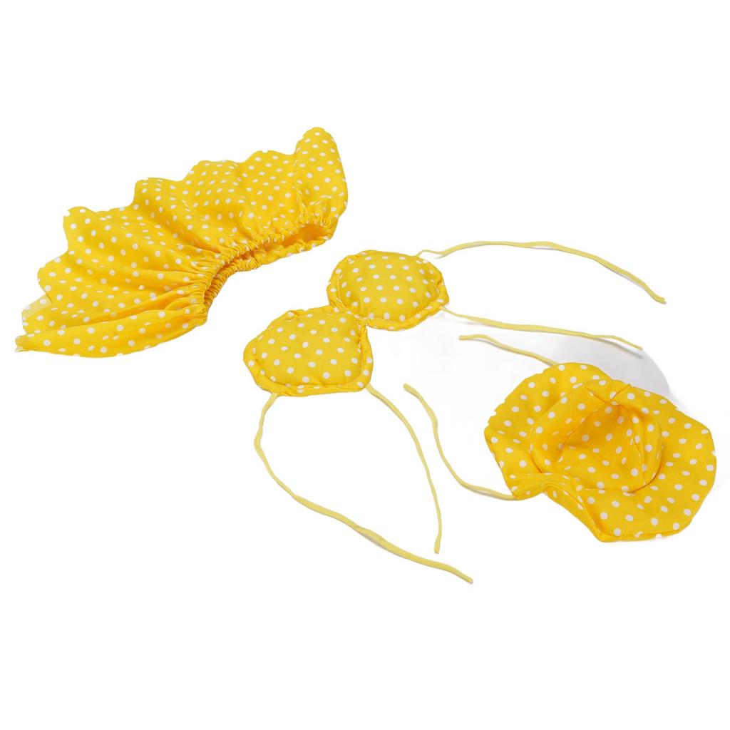 Hawaiian Goose Costume Cloth Cute Goose Outfit for 17 Inch Statue Beach Porch Lawn Patio Women"s