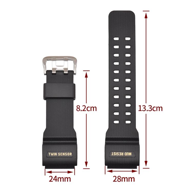 For Casio G-SHOCK GG-1000 GWG-100 GSG-100 Silicone Strap Men Replacement Resin Watch Band Sport Waterproof Bracelet Accessories