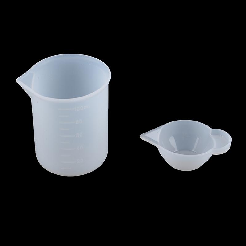 8 buc/set silicon amestecare cupe de măsurare rășină UV matriță DIY turnare bijuterii instrument