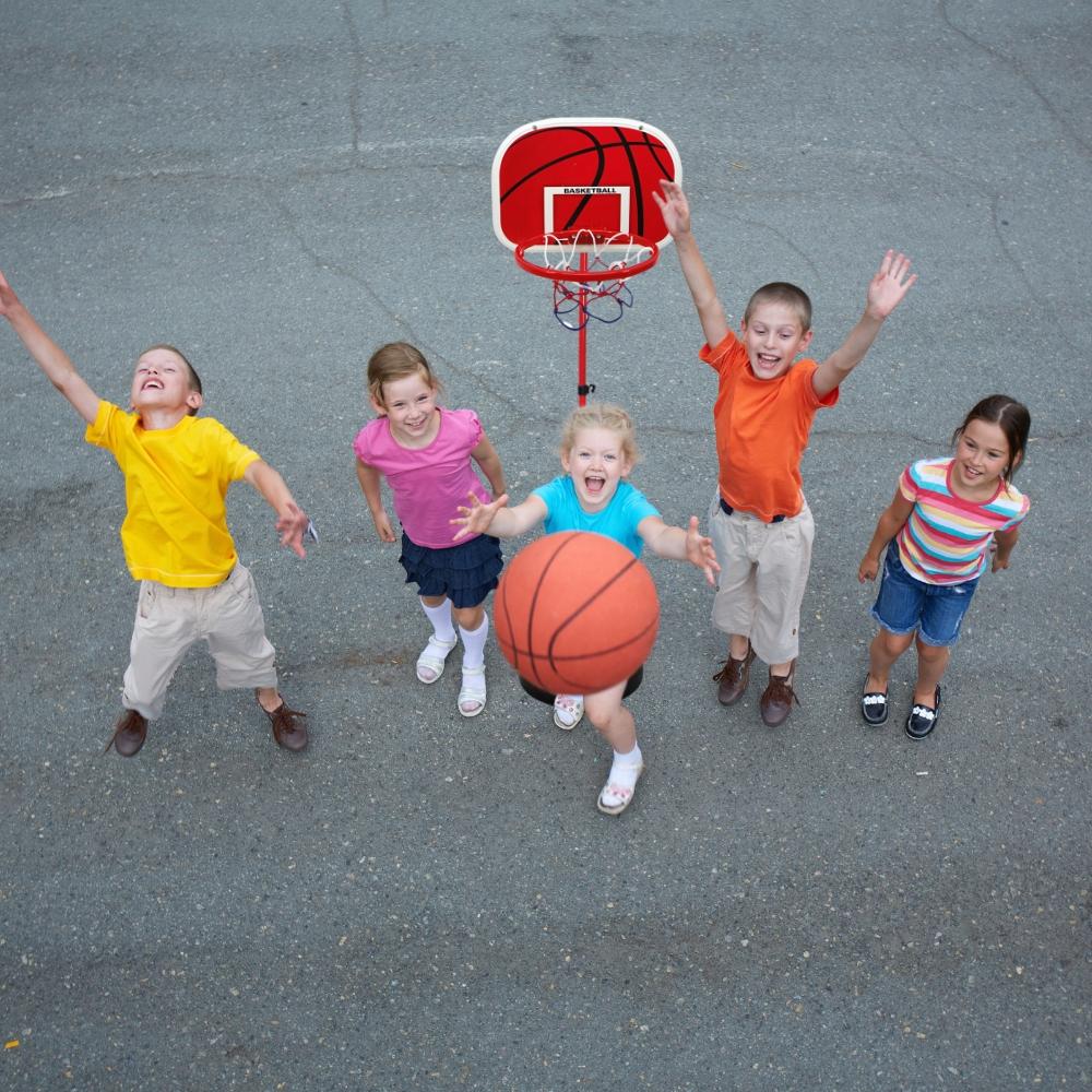 Mini basketball set for children with a portable stand 160 cm