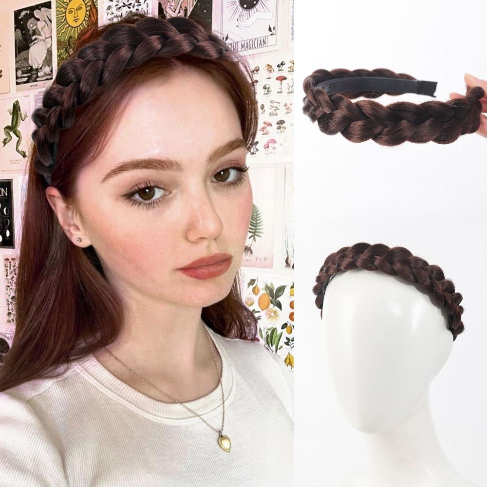 Synthetic Women Hoop Fashion Elastic Non-slip Hair Bands  For Women And Girl