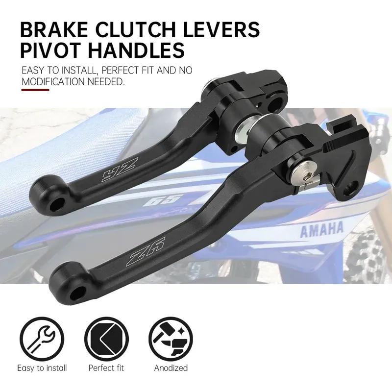 Pivot Brake Clutch Levers For YAMAHA YZ65 YZ80 YZ85 YZ125 YZ250 YZ 65 80 85 125 250 450 F X FX Motorcycle Dirt Pit Bike Handles