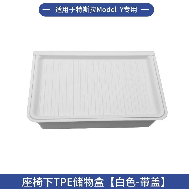 Spacious for Tesla Model Y Custom-Fit Storage Box Large Capacity Concealed Organizer with Premium Felt Sliding Drawer New Amagi