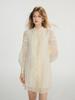 Sinseuden Lily Pintuck Frill Mini Dress