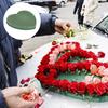 Flower Foam Cage with Suction Cup Green Wet Foam Blocks Floral Foam Block Artificial Floral Arrangements Mud for Florist Wedding Car Decoration
