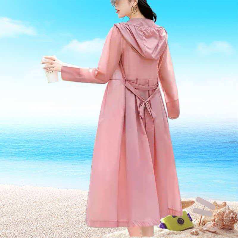 Women's 2026 Korean Style Summer Lightweight Windbreaker - Breathable, Sun-Protective Travel Jacket