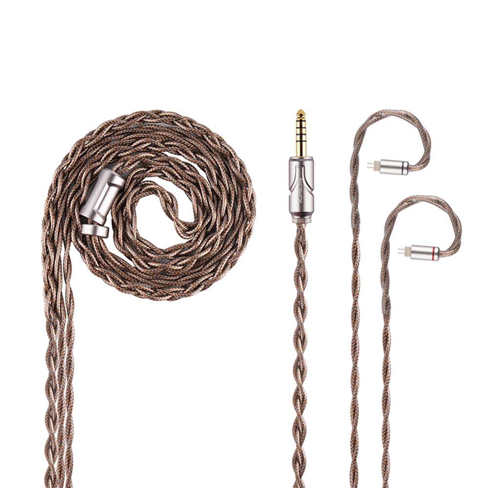 

NICEHCK AceMeteor Наушники сменные кабели Улучшение 8N OCC и 8N OCC Смешанные к 8N OFC OFC Улучшенный звук Красивый смешанный Мягкий вокал Вертикальное звуковое поле