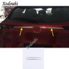 Stainless Steel Rear Back Door License Tailgate Bumper Frame Plate Trim Lamp Trunk 2PCs For Mazda CX-30 CX30