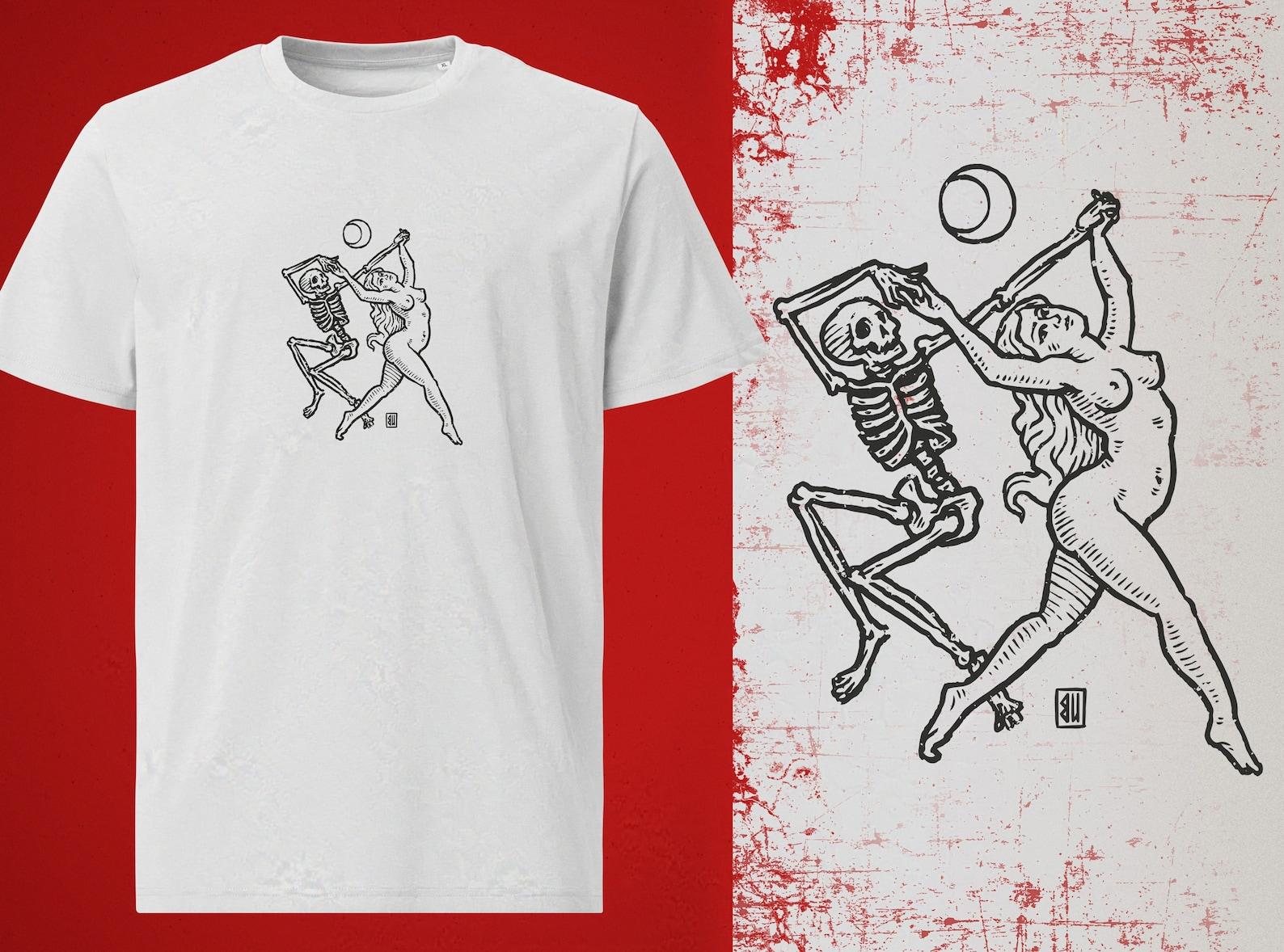Dancing Death T-Shirt (black print) 3XL