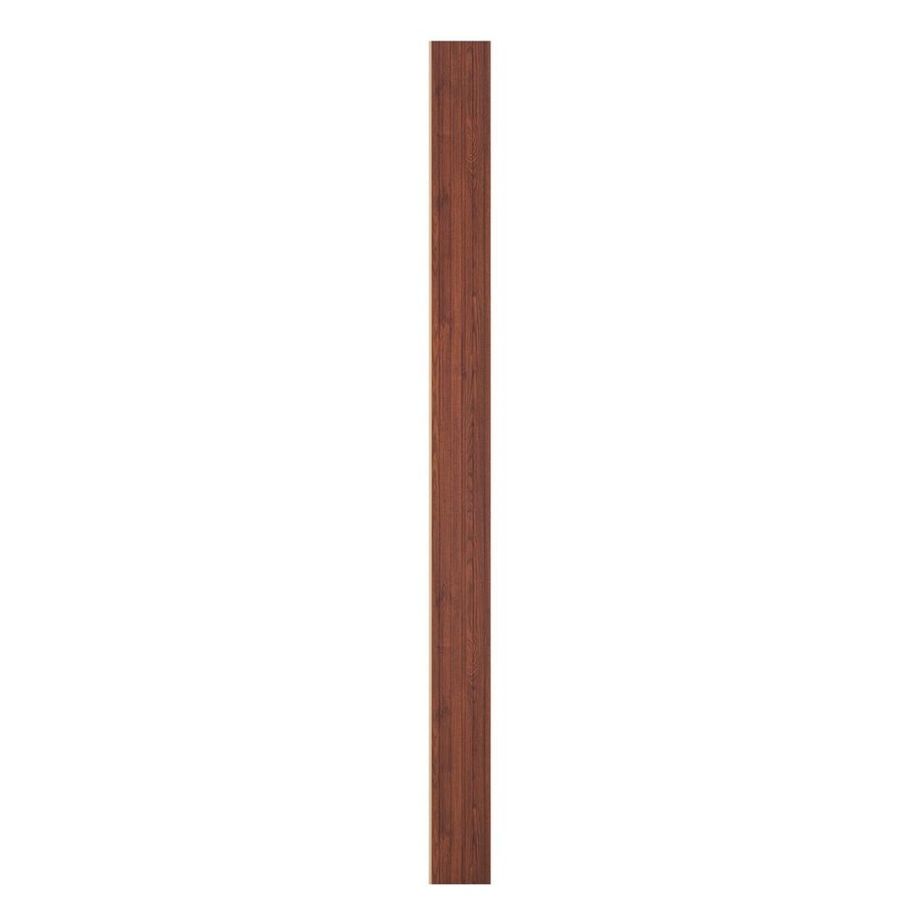 Wood Slat Acoustic Panels 8 PCS 96 X 6 Inch for Modern Wall Black Walnut
