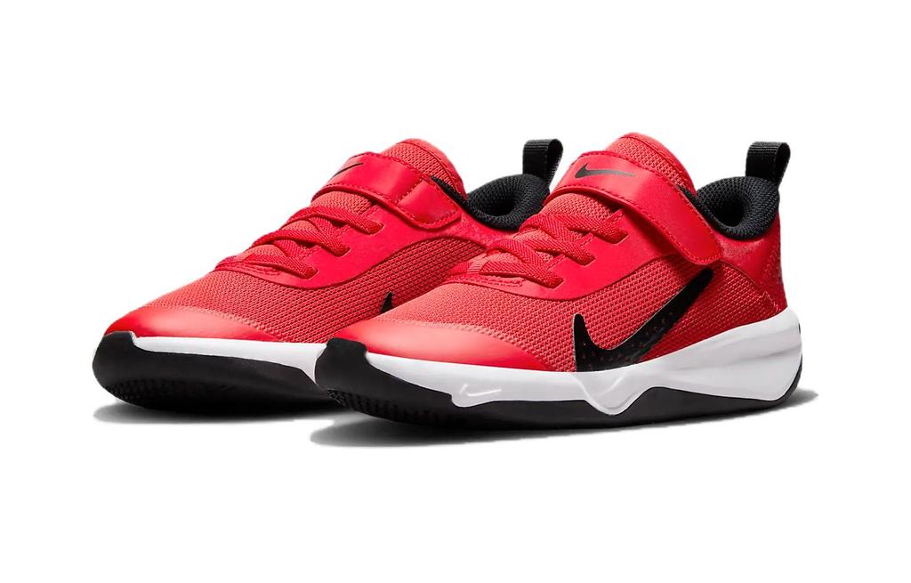 Nike Omni Multi Court Abrasion Resistant Breathable Low top Kids Lifestyle Shoes Red Black Children Aged 3 7 Years Old DM9026-601
