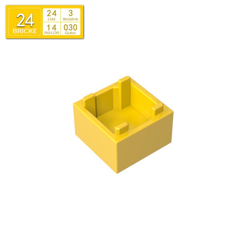 BRICKE 35700 2x2x1 Building Block Box Compatible with LEGO MOC DIY Accessories 42 pcs
