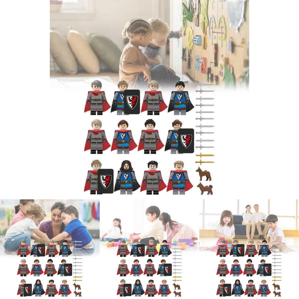 Medieval Soldier Building Blocks Set With Diy Assembly For Kids And Collectors