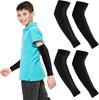 Children Sleeves Armband Compression Unisex Anti-UV Sleeve Cooling Sun Protection Arm Sleeve for Boy Girl Outdoor Sports Cycling