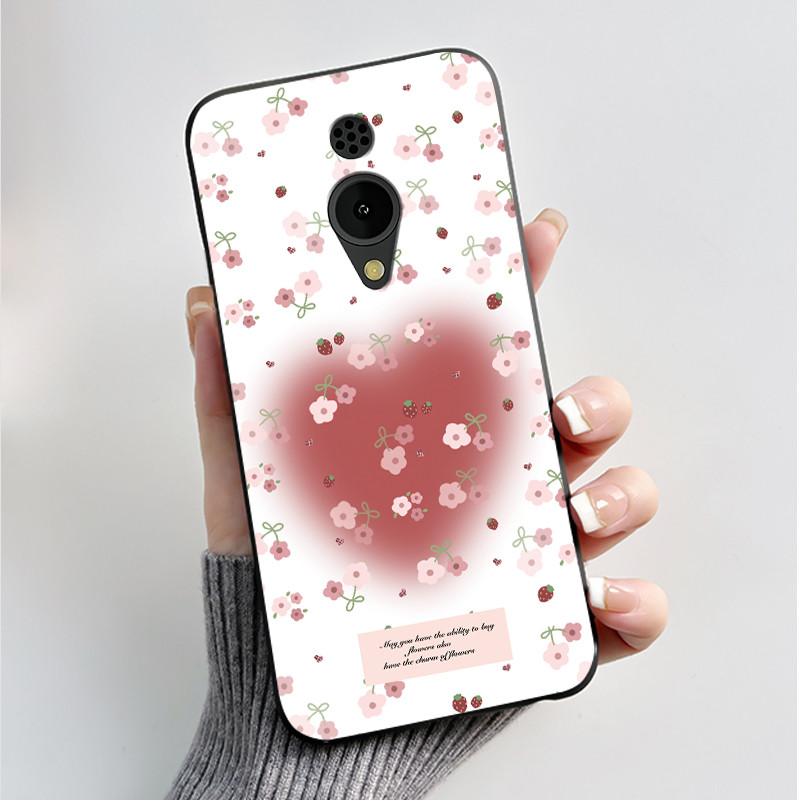 Printed Phone Case For Nokia 150 2G 2023 C2 C10 C20 Funda Coque Soft Silicone Black Shell Cover Cute Flower Cartoon Casing Capa