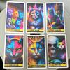 78 Carte dei Tarocchi del Gatto Colorate per Principianti Mazzo Felino Ricco di Colore e Fascino 10,3*6 cm