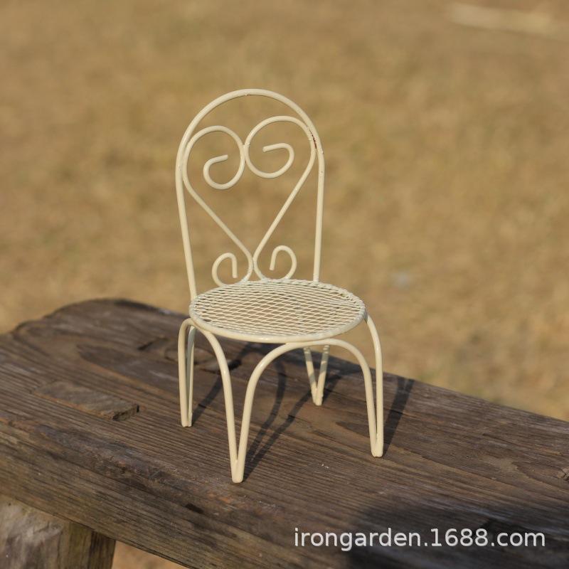 Trending 1:12 Dollhouse Garden Furniture, Metal Table & Chairs + Sun Umbrella, Aesthetic Mini Balcony Set