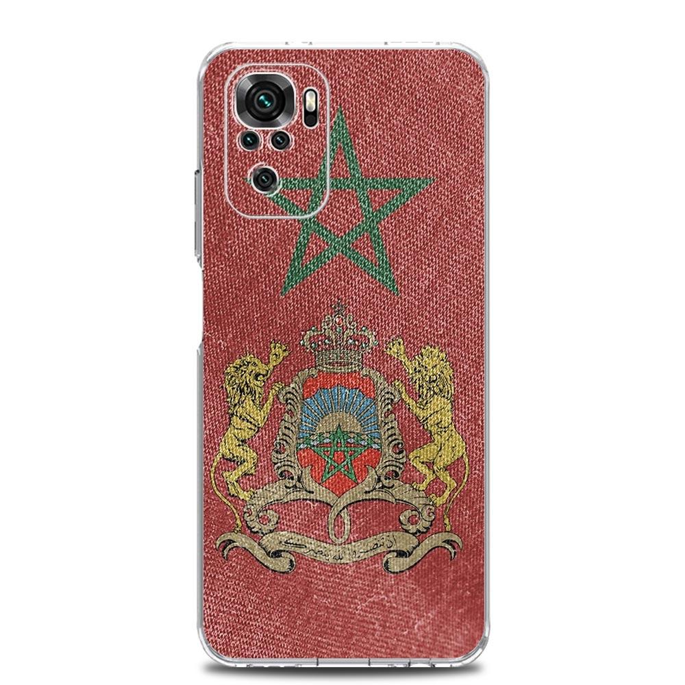 Moroccan flag Maroc Morocco Phone Case For Xiaomi Redmi Note 14 13 12 4G 9S 9 10 11 Pro Plus 5G 9T 14C 13C 12C 10C 9C 9A Cover