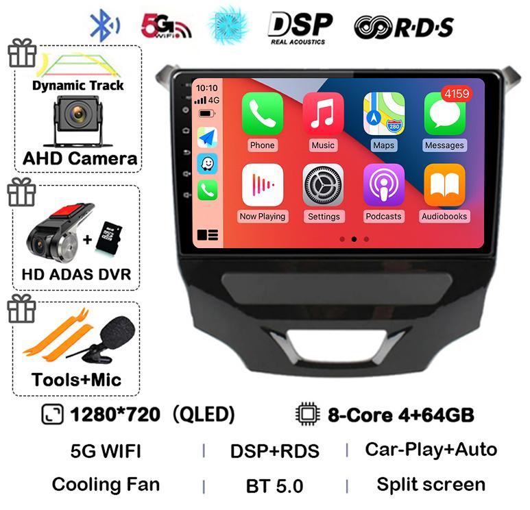 Android 14 Carplay Auto 4G+WIFI Car Radio For Chevrolet Cruze 2 2015 2016 2017 2018 2019 2020 GPS Multimedia Video Player Stereo