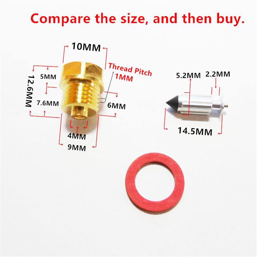 Motorcycle Carburetor Repair Kit W/ Plunger Assembly Float For 89-98 Honda PC800