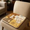 Thick Soft Chair Cushion Cartoon Office Seat Mat Decorative Warm Seat Cushion  Bedroom