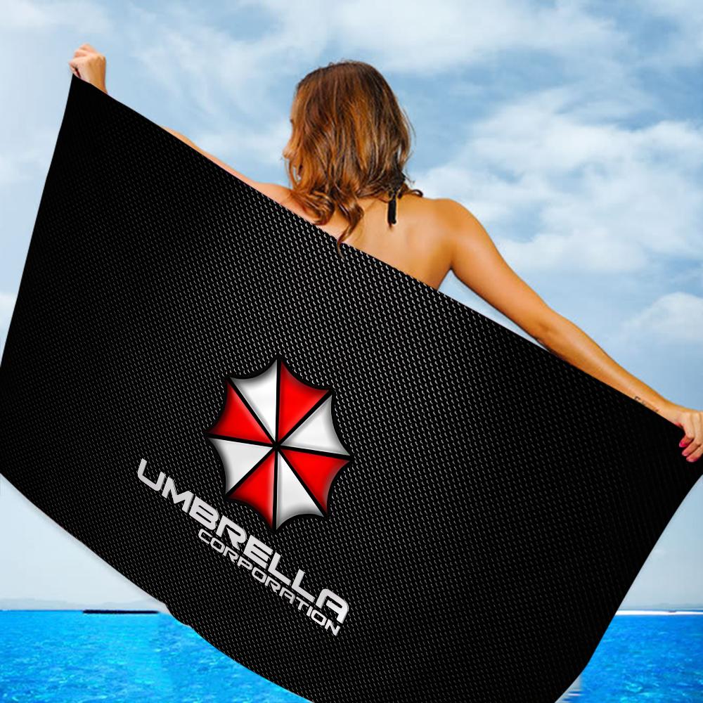 R-Resident Evil Games Beach Towel Colorful Bath Towels For Girl Microfiber Quick Dry Custom Sand Free Beach Yoga Spa Gym Pool