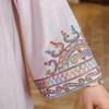 Embroidered Muslim Abaya - Middle Eastern Long Dress