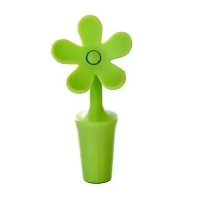 Silicone Wine Bottle Stopper Sealer Cap Wine Beer Champagne Bottle Sealed Cork Plug Flowers-Shaped Wine Stoppers Bar Cork Bar
