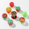 Christmas Cat Balls Toy Accessories Furry Balls Pompoms Rattan Balls Mouse Cat Toy Attachments Balls Mouse