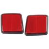 2Pcs Left+Right Side Rear Bumper Reflector For Ford Escape 2005-07 5L8Z-17808-AA