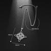 Witch Knot Stainless Steel Necklace Celtic Knot Witchcraft Protection Amulet Supernatural Pendant Jewelry Girls Gift