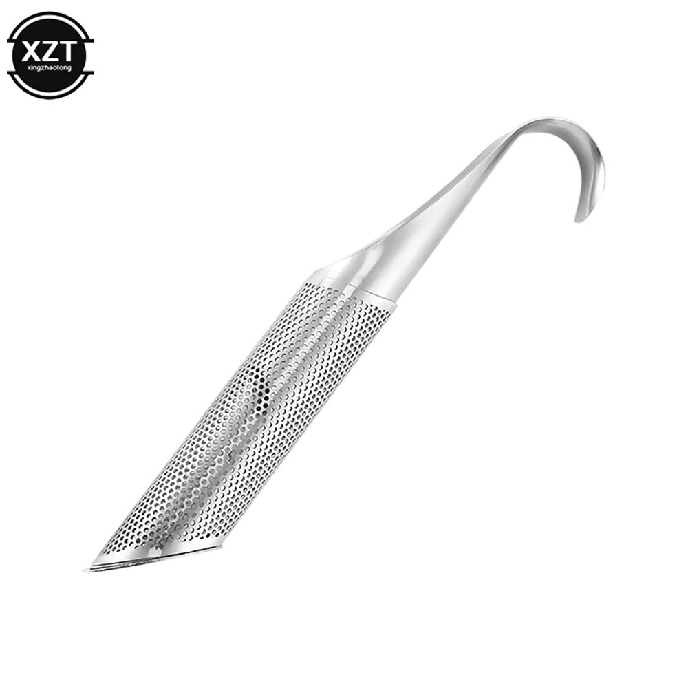 Tea Strainer Stainless Steel Infuser Pipe Design Metal Tea Strainer for Mug Fancy Filter for Puer Tea Herb Tea Tools Accessories