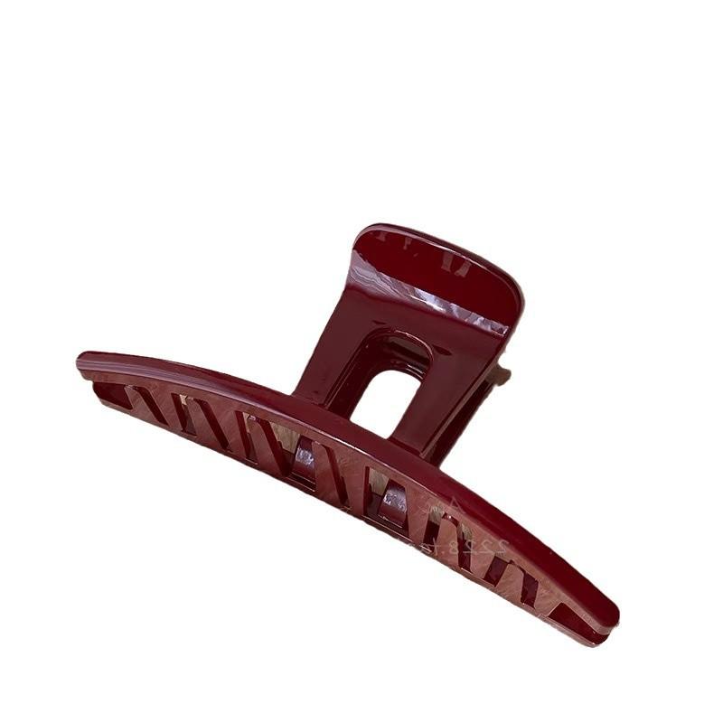 Anchor red ~ hair clip large shark clip hair clip women's back head clip hair accessories autumn and winter