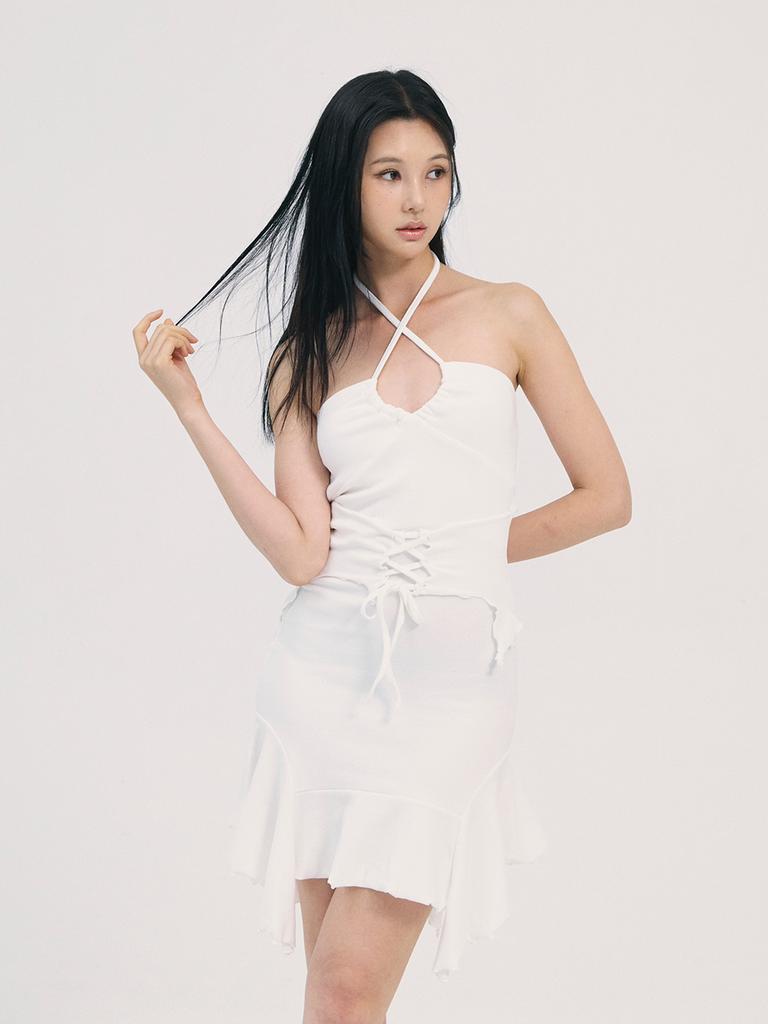 B ABLE TWO Ophelia Sleeveless Dress-White