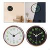 Clocks Night Light Non Ticking Modern The Dark Hanging Watches Luminous Wall Clock for Bedroom