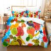 Fruit Duvet Cover Set Queen Size Quilt Covers Double Bed 220x240 3D Single Thin Bedding Set 2PCS 3PCS Pillowcase Full Twin King