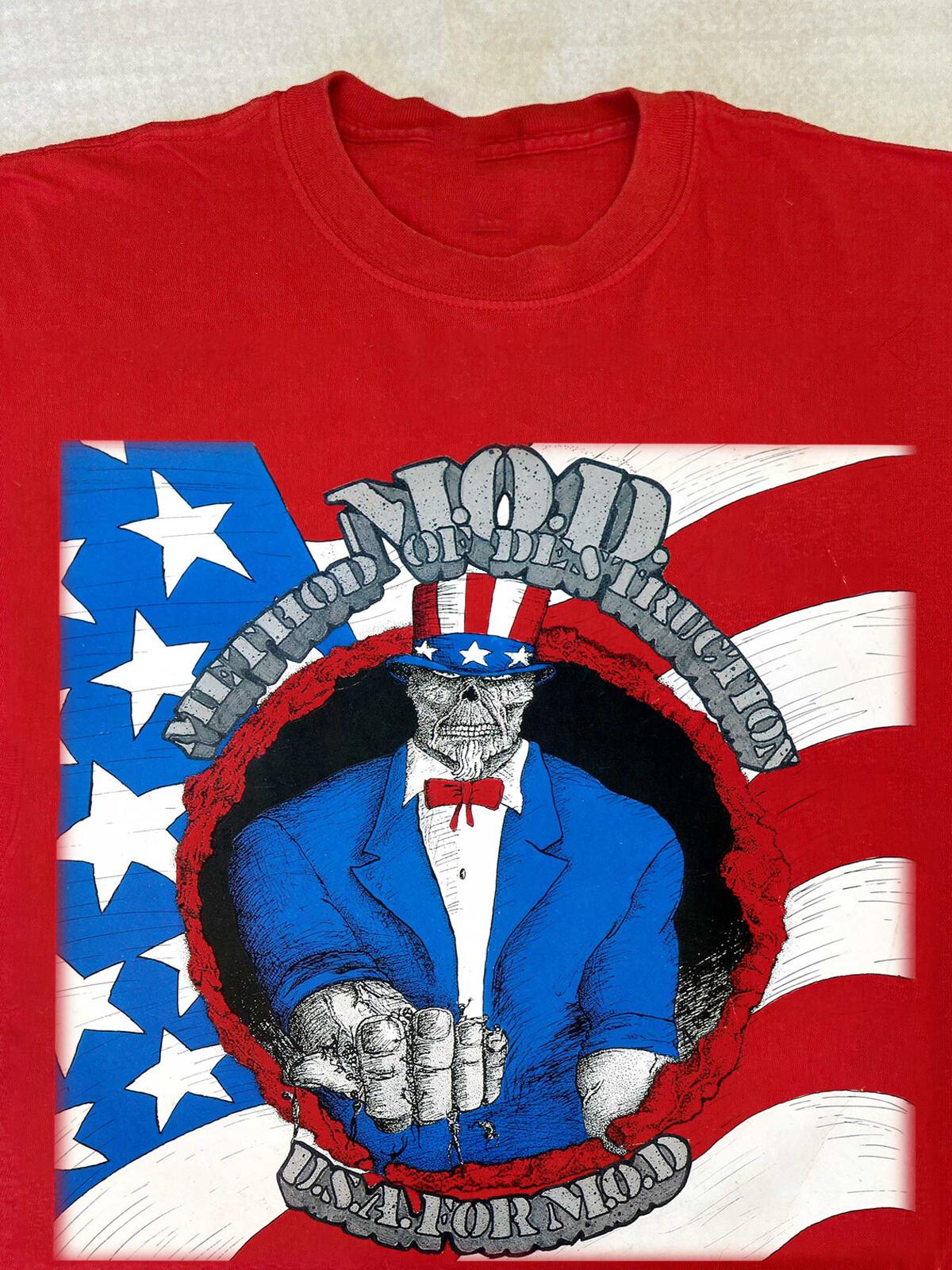 Rare Collection M.O.D. Band Cotton Red S2345XL Unisex T-shirt TMB848 XXXXL