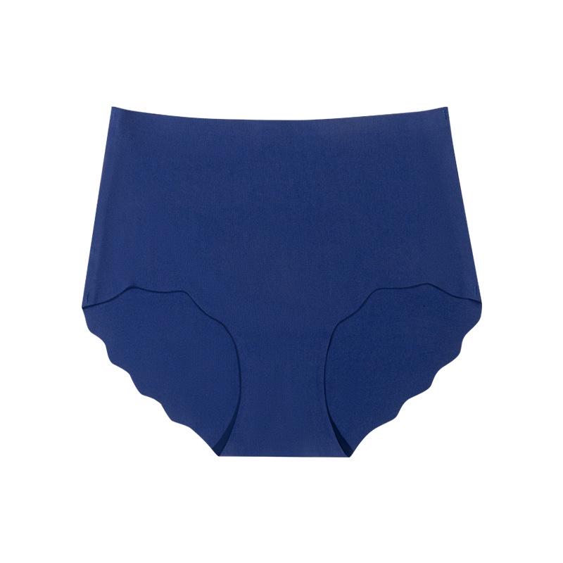 Seamless High Waist Ice Silk Tummy Control Yoga Briefs for Women