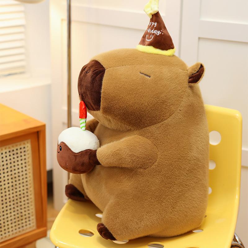 Capibara Snot French Fries Cake Capybara Plush Toy Cute Doll Ugly Cute Doll Guinea Pig
