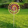 Gifts Garden Decoration Outdoors Rotating Toys Windmill Toys Wind Spinner Single Layer Windmill