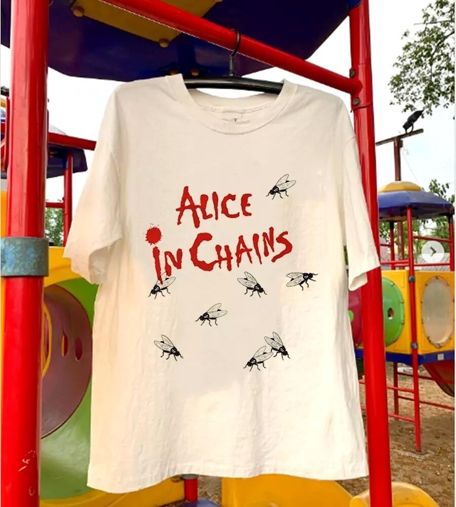 

Alice in Chains Jar of Flies Unisex White T-shirt Size S-5XL Unisex T-Shirt XXXL