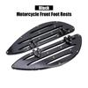 2Pcs Motorcycle Foot Rests CNC Aluminum Alloy Front Rear Pedals Fit For Harley Glide Travel Road King Motorcycle Accessories