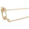 SYMPATHY OF SOUL K18 0.04ct Diamond Safety Pin Necklace Yellow GoldUsed