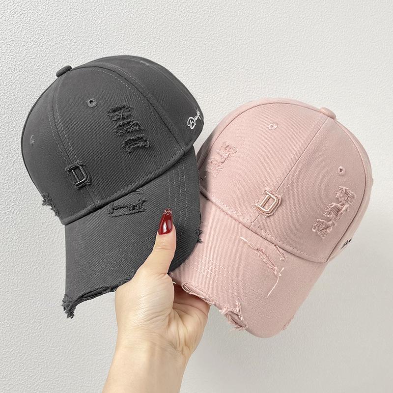 

Embroidered Letter Baseball Cap, Adjustable Fit, Breathable Polyester, - Available In Wide Brim and Rose Pink, Large Brim, Duckbill Cap adjustable бордовий